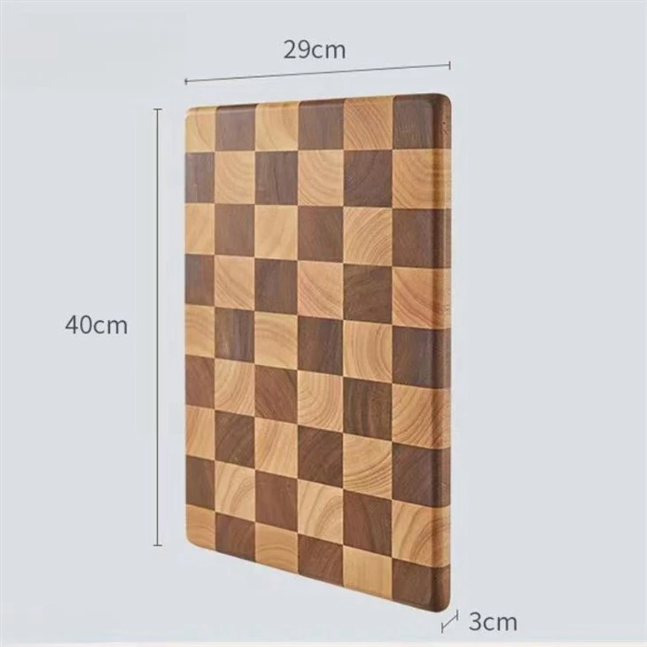 Checkerboard Acacia Wood Cutting Board Chopping Board